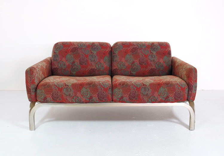 Jørn Utzon “New Angle” Two Seater Sofa in New Velvet