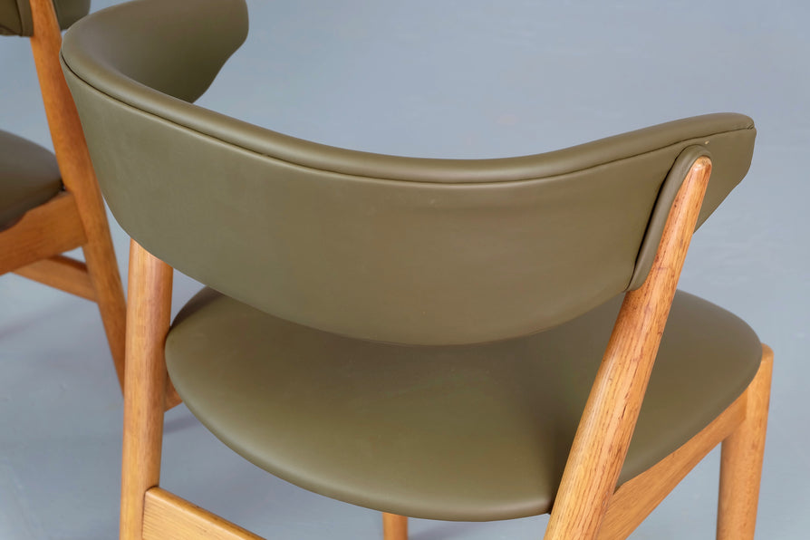 Helge Sibast No. 7 Chair in Oak & New Leather