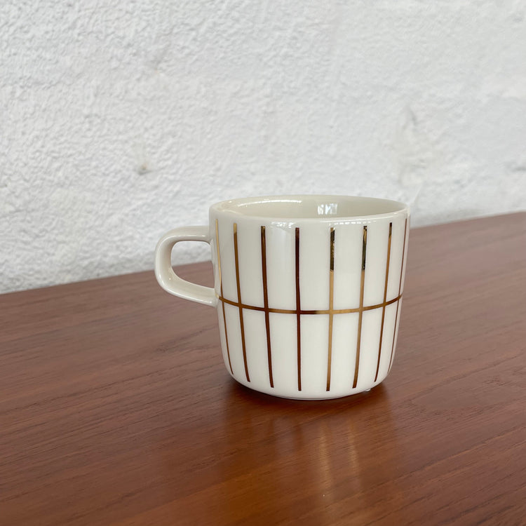 Marimekko Coffee Cup - Tiiliskivi in Gold