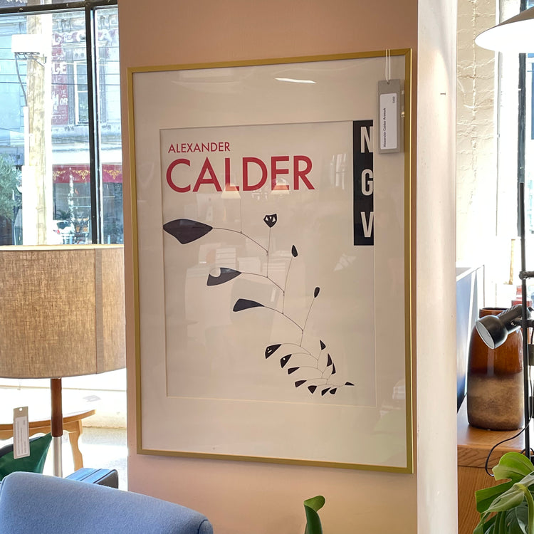 Framed Alexander Calder 'Mariposa' Poster